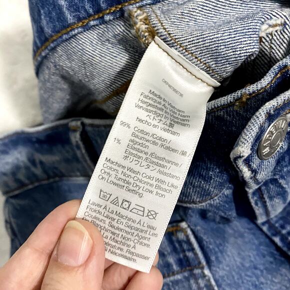 NEW Madewell The Emmett Wide-Leg Full Length Jean Patch Pocket Edition 27 - Picture 7 of 11